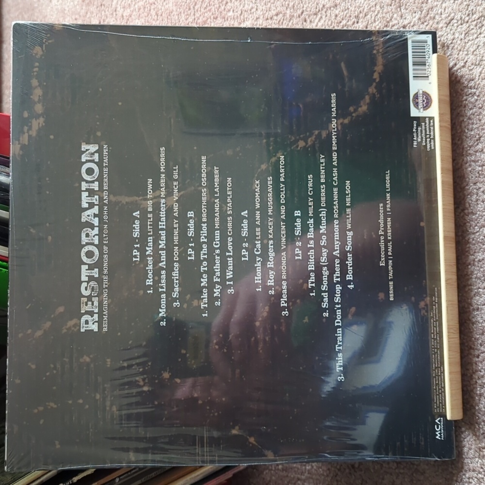 Restoration Reimagining The Songs of Elton John & Bernie Taupin Vinyl Record 2LP - Picture 3 of 5